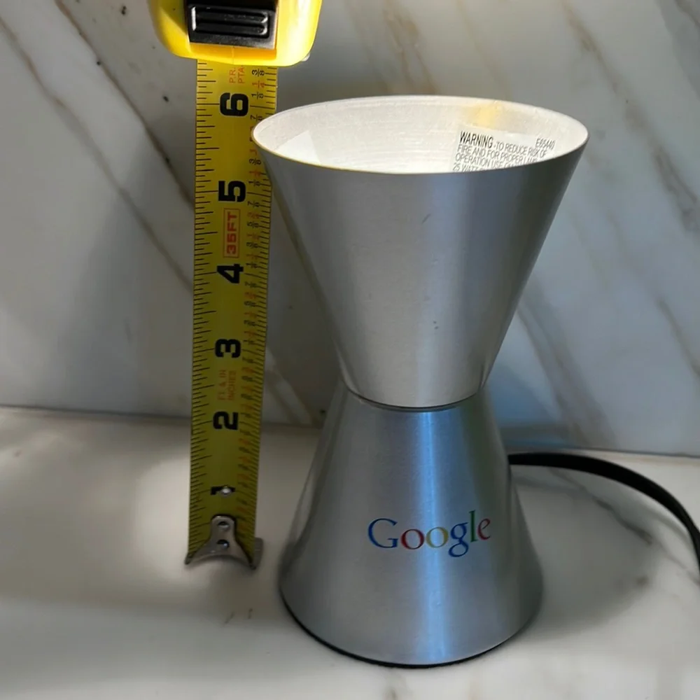 Official google desk top lamp 6 inch high .